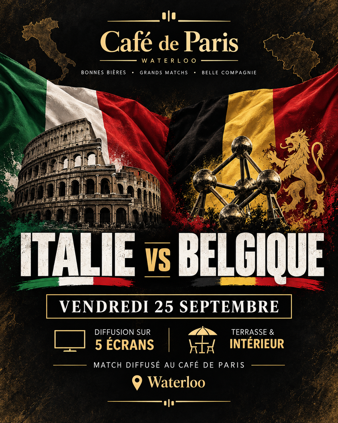 Italie 🇮🇹 VS Belgique
