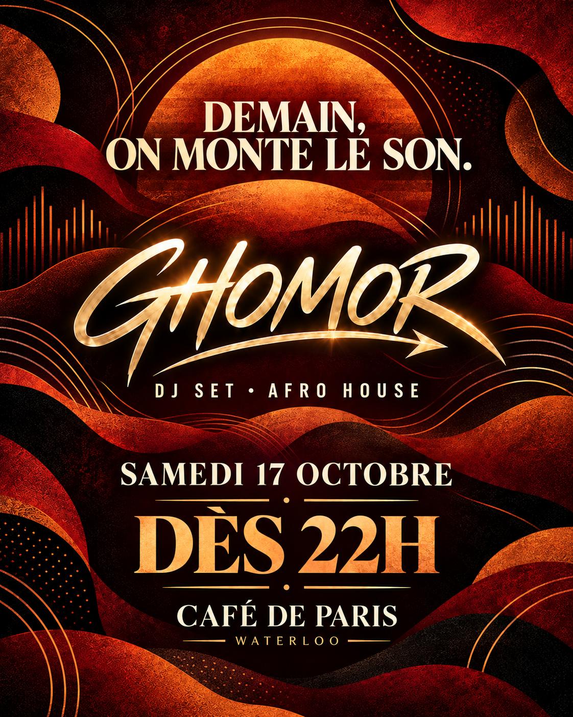 DJ Set GHOMOR @cafedeparis